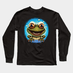 High Bufo Alvarius AKA Sonoran Desert Toad Long Sleeve T-Shirt